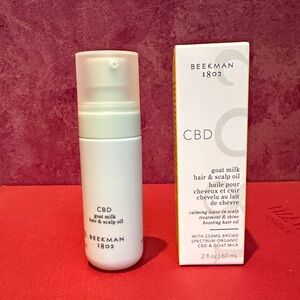 Beekman 1802 CBD Goat Milk Hair and Scalp  Treatment Oil, new